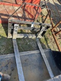 Pallet forks for skidloader