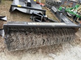 skid steer brush attachment