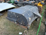 Sweepster skidsteer brush attachment