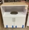 Cabinet Base Without Top. Waste Disposal Compartment 36