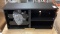 Black Shelf with 2 Drawers 49
