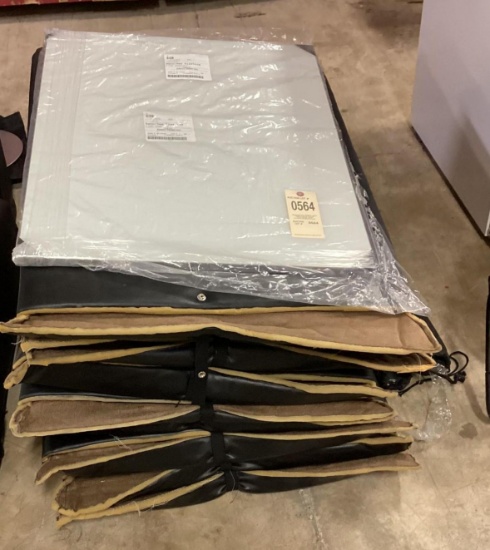 11 Padded Storage Bags 1"x 24" wide x 30" .