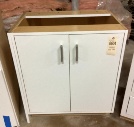 Vanity Cabinet Base Without Top. 31" Wide x 21" Deep x 34" High