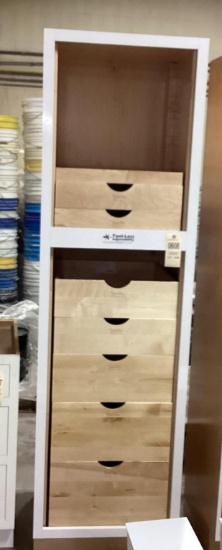 8 Drawer Cabinet Base 21" Wide x 24" Deep x 34" High