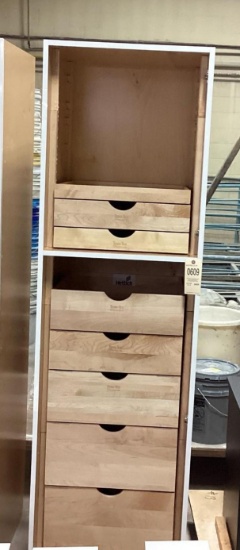 8 Drawer Cabinet Base 21" Wide x 24" Deep x 34" High