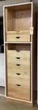 Wood Cabinet with Finished Sides 24