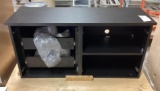 Black Shelf with 2 Drawers 49