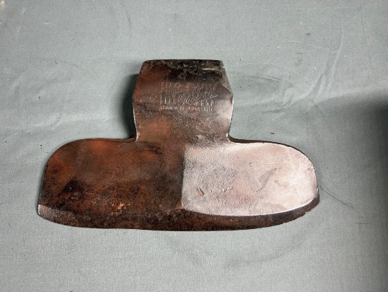 Embossed Kelley Hdw Thompson HICKORY Plumb Anchor Brand Broad Axe