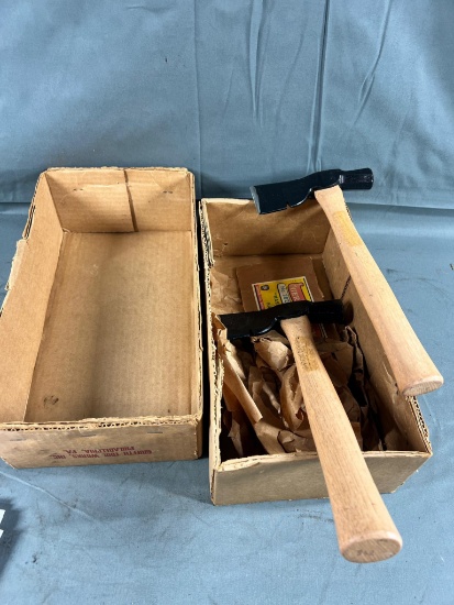 2- Griffith Tool Works Lathe Hatchets w/ original packing box