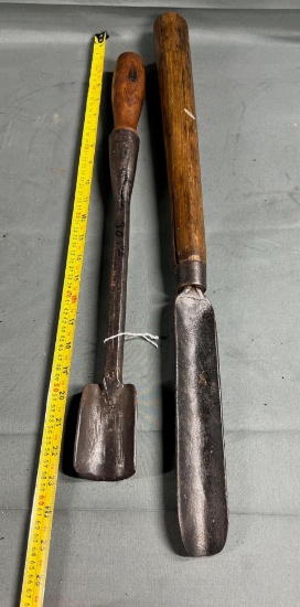 2- Hand Forged Spoon carving chisels