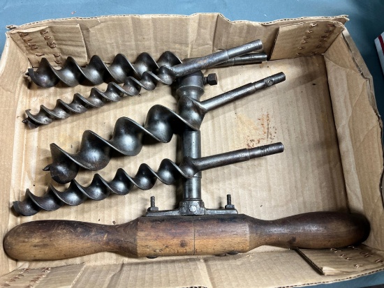 Barn Beam Auger w/ interchangeable bits