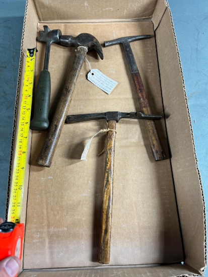 4- Hammers, Coach Trimmers Hammer, Farriers Hammer and 2 others