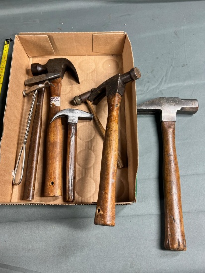 Flat of asst. hammers