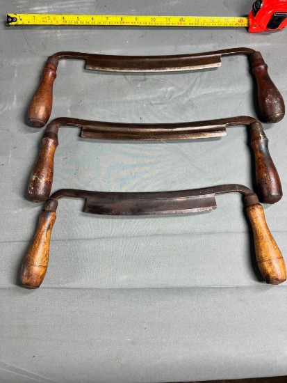 Lot of 3 Drawknives