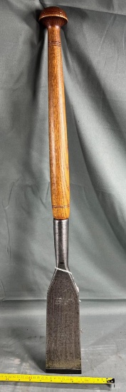 33" A.J. TURNER & CO. 3 1/2" TIMBER FRAMER'S SLICK CHISEL