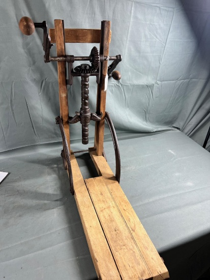 PHILLIPS PATENT JAN. 1872 POST & BEAM BARN DRILL...