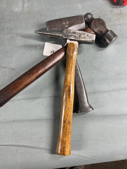 3 BLACKSMITH HAMMERS