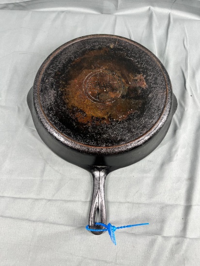 Griswold No. 12 Large Block Logo Cast Iron Skillet w/ heat ring