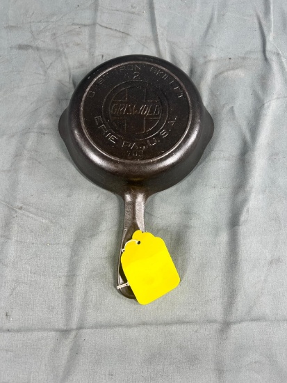 Griswold No. 2 Slant Block Logo Cast Iron Skillet