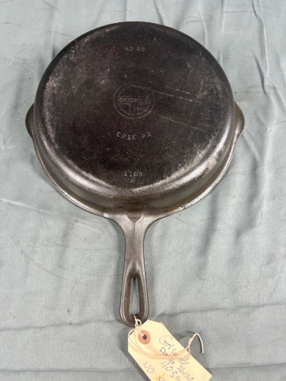 Griswold No. 80 Double Skillet Top, Small Block Logo