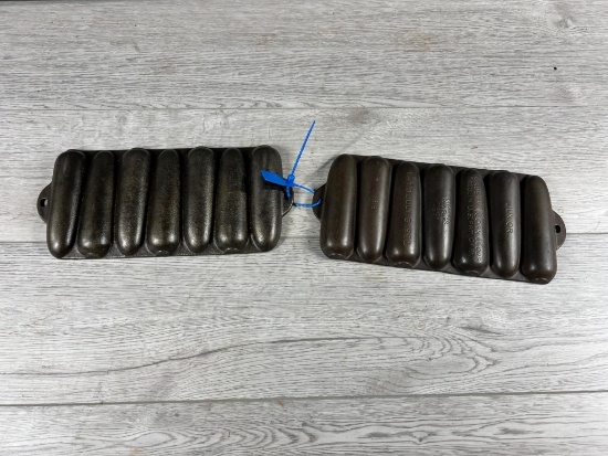 2- Wagner Krusty Korn Kob pans