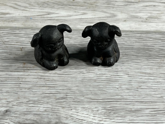 2- Cast Iron Pups marked Griswold