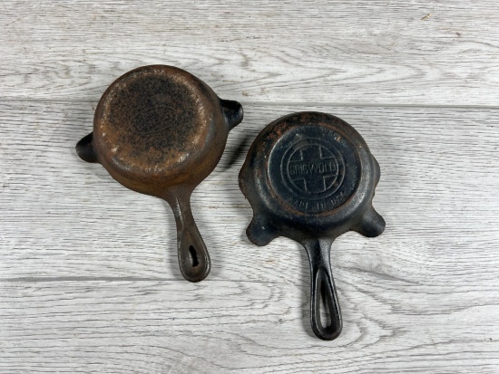 Griswold Cast Iron Ashtray and Wagner Ashtray