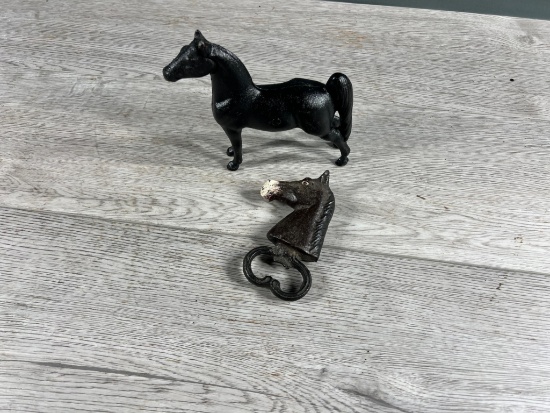 Cast Iron Horse and Bottle Opener