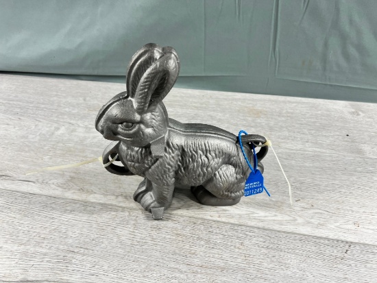 Cast Iron Rabbit Mold, marked Griswold, likely a re-cast