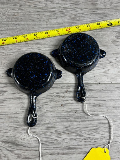 Pair of Porcelain Wagner Ashtrays