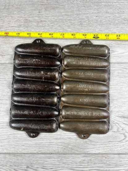 2- Krusty Korn Tea Size Cornstick pans