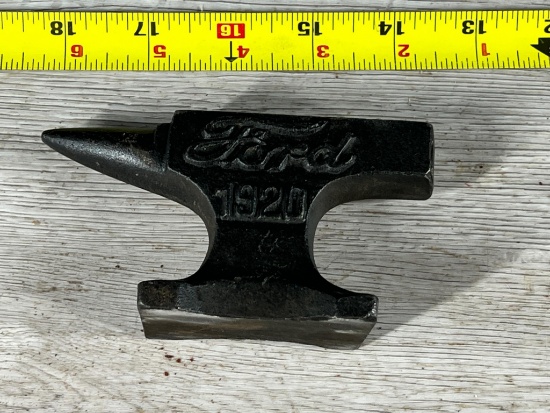 FORD 1920 MINIATURE BRANDED ANVIL