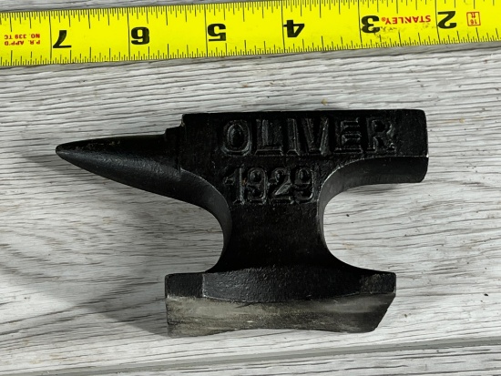 Oliver 1929 Miniature Branded Anvil