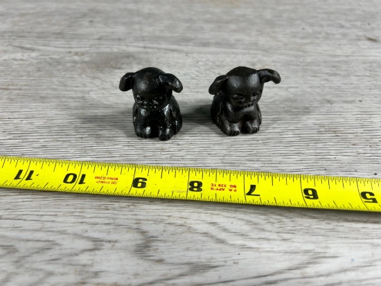 2- Cast Iron Pups marked Griswold