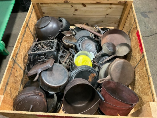DEALER LOT, OVER 90 Pieces of cast iron, see below