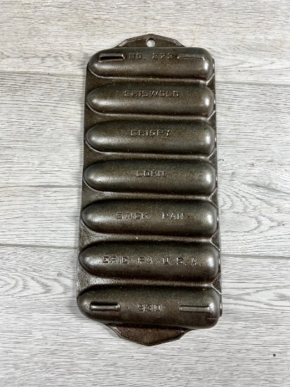 Griswold no. 273 Cast Iron Corn Stick Pan