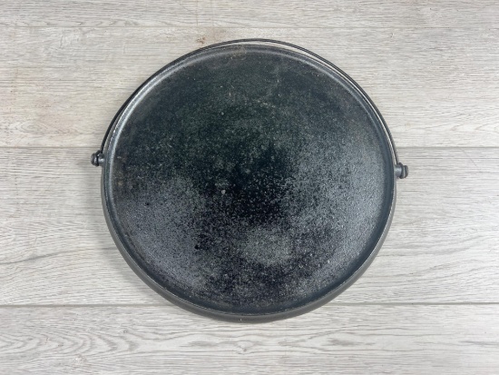Erie no. 14 Bailed Handle Cast Iron Griddle