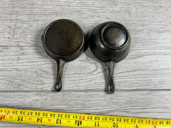 2- Miniature Cast Iron Skillets