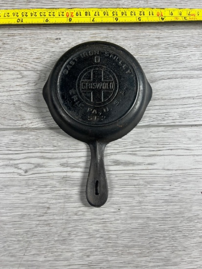 Griswold no. 0 Cast Iron Skillet
