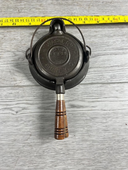 Miniature Wagner Cast Iron Waffle Iron