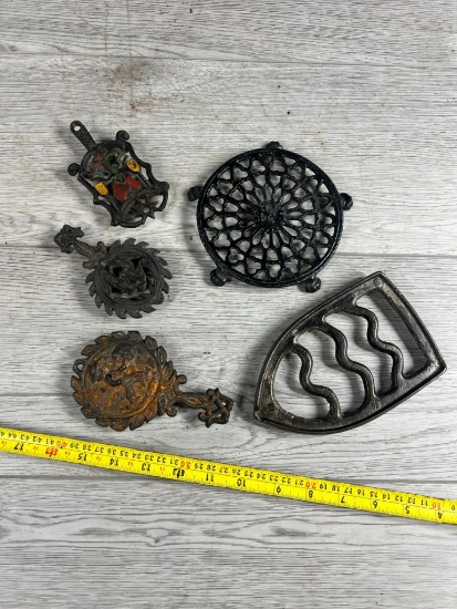 5- Cast Iron Trivets