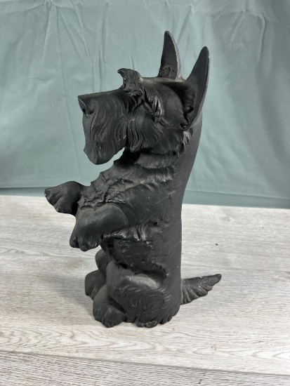 Cast Iron Yorkie Silhouette, approx 16 inches tall