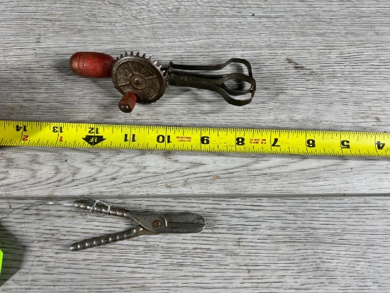 Miniature Shears and Egg Beater