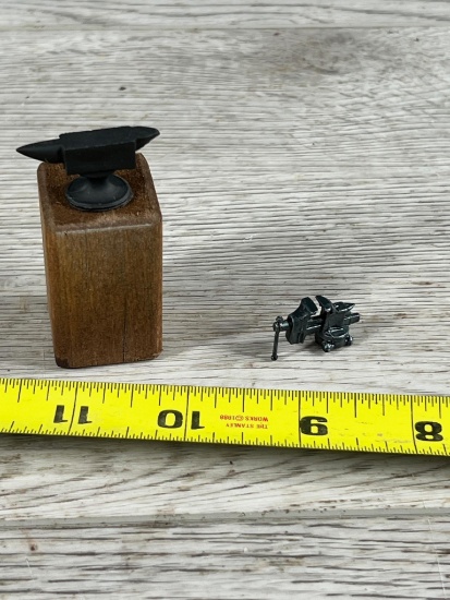 Miniature Anvil and Anvil Vise