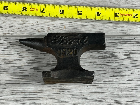 FORD 1920 MINIATURE BRANDED ANVIL