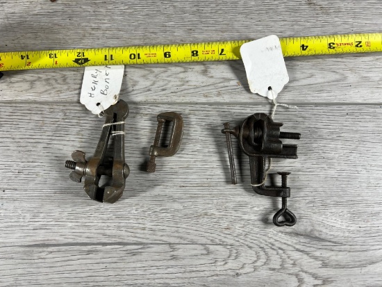 Henry Boker Machinist Vise and Miniature vise and clamp