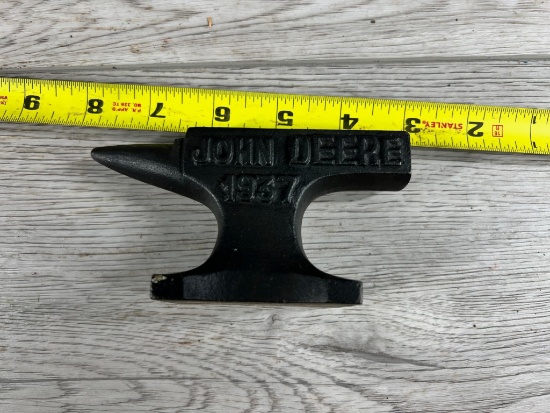 John Deere 1937 Miniature Branded Anvil