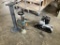 Steel City 220 Volt 4 Wheel Power Feeder with Base, In Excellent Working Condition