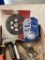 Box Lot, Driver Bits, Drill Bits, Kreg Fence Tape, Router Base Plate, Tools