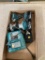Box Lot, Makita 18 Volt Driver and Router with Charger and 3 Batteries
